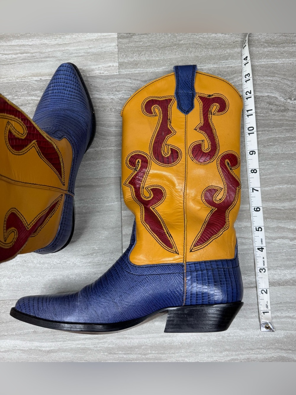 Nine West Ronnee Vintage Leather Western Boots Womens Size 6.5 - Picture 6 of 13